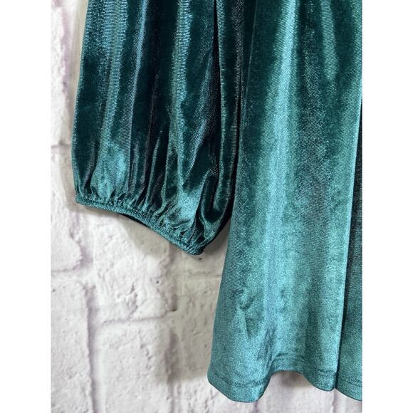 Torrid Plus Size L Velvet Corset Peplum Top Whimsygoth Fairy Witch Holiday Top - Picture 8 of 14